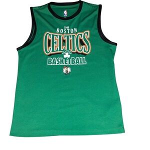Boys NBA Boston Celtics Green and Black Jersey XL